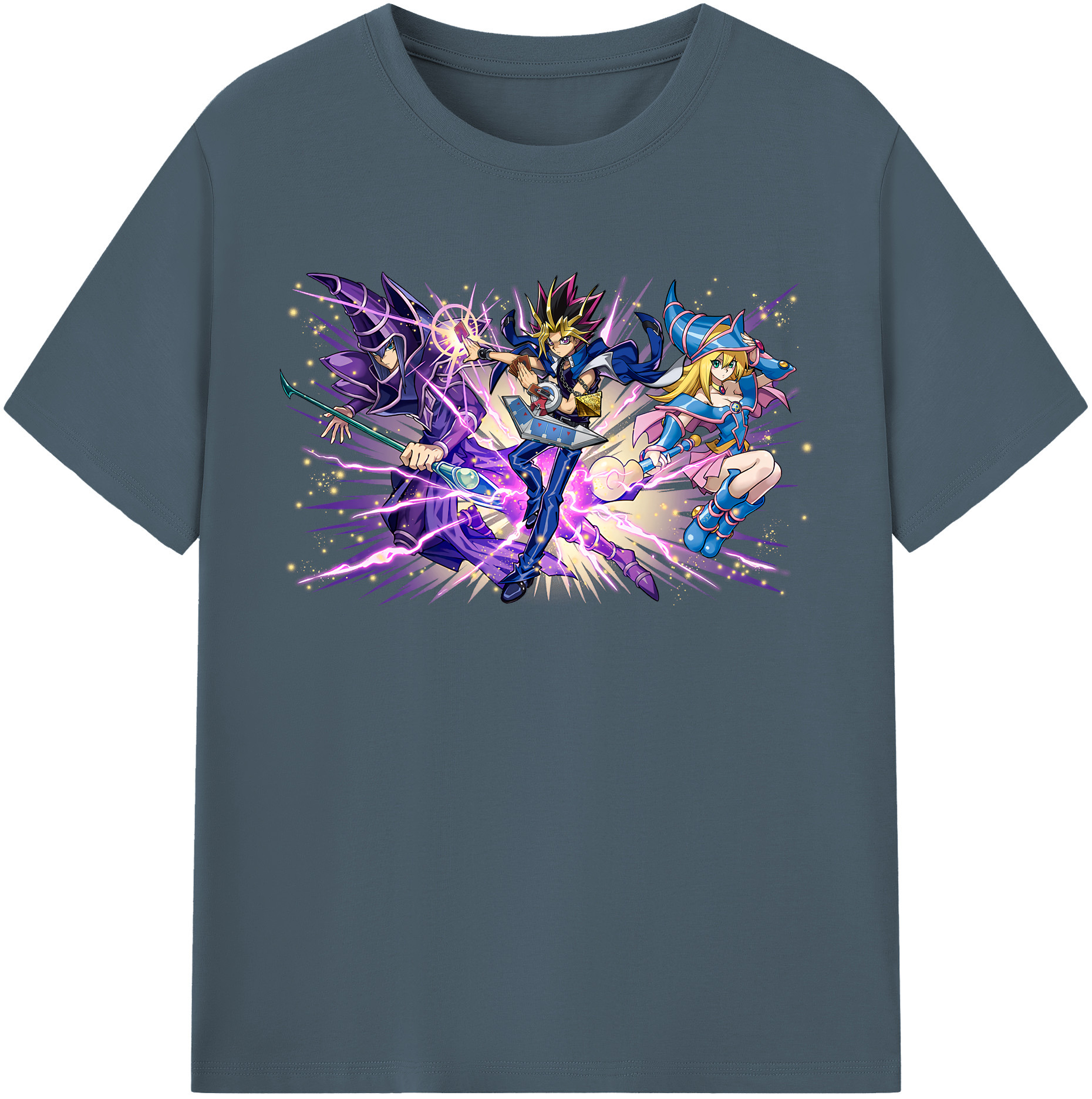 （画像用） 遊☆戯☆王 Yu-Gi-Oh! 綿100％半袖Tシャツ（フロントプリント）